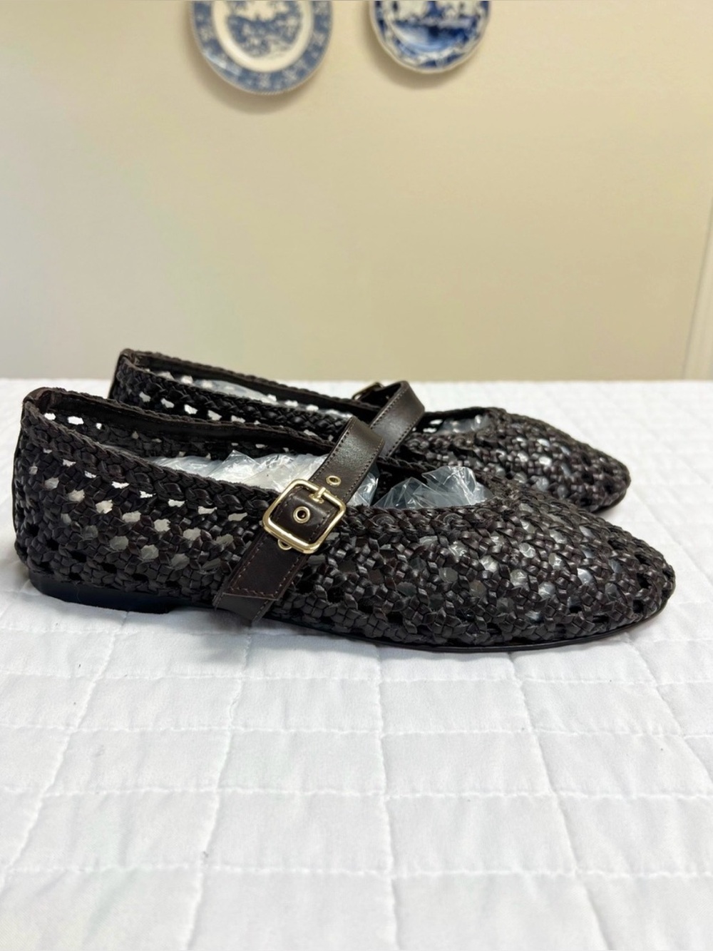 Madewell The Remy Mary Jane Flat in Dark Carob Size 8.5 NWOB - Picture 4 of 7